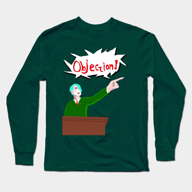 Objection! Alfie Long Sleeve T-Shirt by AlfieJ